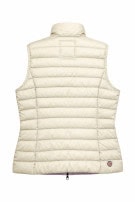 COLMAR ORIGINALS PUFFER VEST SPORTSWEAR CREAM WOMEN PRE OWNED S
