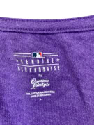 Colorado Rockies Μωβ T-Shirt με V Λαιμό και Print