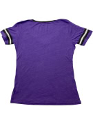 Colorado Rockies Μωβ T-Shirt με V Λαιμό και Print