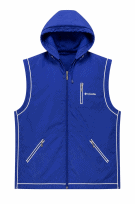 COLUMBIA SPORTY GILET BLUE MEN PRE OWNED XL
