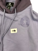 CONVERSE HOODIE ΓΥΝΑΙΚΕΙΟ ΛΙΛΑ/ΜΩΒ ΜΕ ALL STAR ΛΟΓΟΤΥΠΟ - XS
