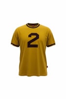 CONVERSE ΜΠΛΟΥΖΑ T-SHIRT VINTAGE NUMBER 2 ΜΟΥΣΤΑΡΔΙ ΑΝΔΡΙΚΟ M