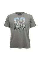 CONVERSE T-shirt vintage CONS City Print grigia da uomo XL