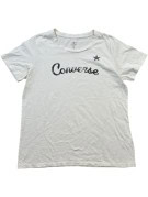 CONVERSE T SHIRT SPELL OUT ΛΕΥΚΟ ΓΥΝΑΙΚΕΙΟ PRE OWNED M