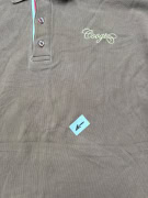 Polo Coogi vintage con logo marrone da uomo XXL