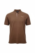 Polo Coogi vintage con logo marrone da uomo XXL