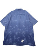 CRAFT AND BARROW SHIRT TROPICAL BLUE MEN PRE OWNED L