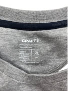 Craft Φούτερ Crewneck Casual Λογότυπο Γκρι Ανδρικό XL