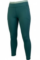 CRANE LEGGINGS SPORTSWEAR PETROL GREEN WOMENS PRE OWNED L