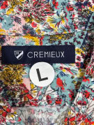 CREMIEUX ΠΟΥΚΑΜΙΣΟ FLORAL ΜΠΛΕ ΑΝΤΡΙΚΟ PRE OWNED L