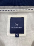 CREW CLOTHING COMPANY Felpa con zip a 1/4 logo minimal grigio da uomo XL