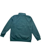 CREW CLOTHING COMPANY ΜΠΛΟΥΖΑ ΜΕ ΦΕΡΜΟΥΑΡ 1/4 TEAL GREEN ΑΝΔΡΙΚΗ XL