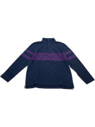 Crew Clothing Company Μπλούζα Rugby Casual Logo Μπλε Μωβ Ανδρική XXL