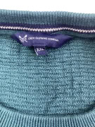 CREW CLOTHING Πλεκτή Μπλούζα Textured Πετρόλ Ανδρική XXL