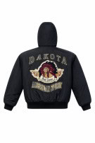 2000S DAKOTA HOODED JACKET STREETWEAR BLACK MEN PRE OWNED XL