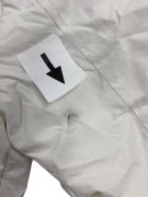 D&G DOLCE & GABBANA VINTAGE BELTED JACKET WHITE WOMEN XXL