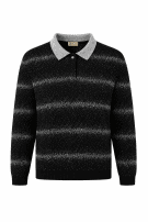 1980S DC KNIT SWEATER RETRO BLACK WOMEN PRE OWNED M