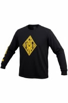 DC SHOES ΜΑΚΡΥΜΑΝΙΚΗ ΜΠΛΟΥΖΑ BIG LOGO STREETWEAR ΜΑΥΡΟ UNISEX L