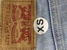LEVIS . JEANS STRAIGHT LEG WASHED BLUE GYNAIKEIO PRE OWNED XS