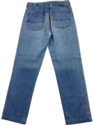 Jeans in denim pantaloni vintage classici senza logo blu da donna S