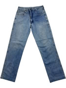 Jeans in denim pantaloni vintage classici senza logo blu da donna S