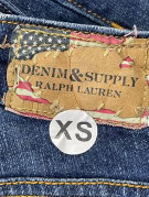 DENIM SUPPLY RALPH LAUREN JEANS WASHED BLUE MENS PRE OWNED XS