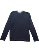 DENIM TOM TAILOR MAGLIONE IN MAGLIA MINIMAL BLU NAVY UOMO PRE OWNED L