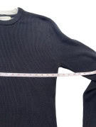 DENIM TOM TAILOR MAGLIONE IN MAGLIA MINIMAL BLU NAVY UOMO PRE OWNED L