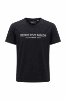 DENIM TOM TAILOR T SHIRT MINIMAL ΜΑΥΡΟ ΑΝΤΡΙΚΟ PRE OWNED XL