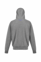 DESIGUAL ZIP HOODIE GRAPHIC GRIGIO DONNA PRE OWNED M