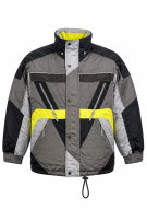 DIADORA ΜΠΟΥΦΑΝ SKI ΑΘΛΗΤΙΚΟ ΓΚΡΙ ΜΑΥΡΟ ΚΙΤΡΙΝΟ ΑΝΤΡΙΚΟ PRE OWNED XL