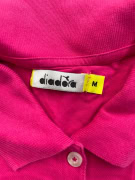DIADORA Polo Μπλούζα Αμάνικη Casual Μικρό Λογότυπο Φούξια Γυναικείο M