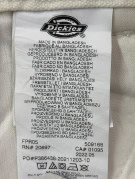 DICKIES CARPENTER PANTS WORKWEAR OFF WHITE MEN PRE OWNED S
