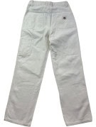 DICKIES CARPENTER PANTS WORKWEAR OFF WHITE MEN PRE OWNED S