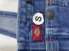 DICKIES DUNGAREES WORKWEAR ΜΠΛΕ ΓΥΝΑΙΚΕΙΟ PRE OWNED S