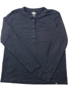 Dickies Μαύρη Μακρυμάνικη Μπλούζα Henley