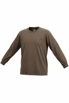 DICKIES ΜΠΛΟΥΖΑ ΜΑΚΡΥΜΑΝΙΚΗ ΜΕ ΤΣΕΠΗ ΚΑΦΕ UNISEX 2XL