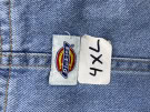 DICKIES ΠΑΝΤΕΛΟΝΙ DUNGAREES DENIM ΜΠΛΕ UNISEX PRE OWNED 4XL