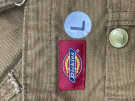 DICKIES WORKWEAR BIB OVERALLS BEIGE UNISEX PRE OWNED L