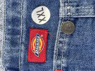 DICKIES SALOPETTE WORKWEAR BLU DONNA PRE OWNED 2XL