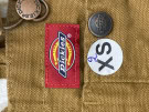 DICKIES WORKWEAR DUNGAREES BROWN WOMAN PRE OWNED XS