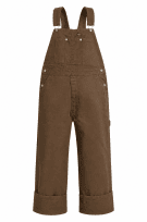 DICKIES SALOPETTE WORKWEAR BROWN MENS PRE OWNED L