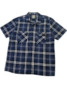 DICKIES ΠΟΥΚΑΜΙΣΟ ΚΑΡΟ SHORT SLEEVE NAVY ΑΝΤΡΙΚΟ PRE OWNED L