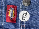 DICKIES SALOPETTE DENIM WORKWEAR WASHED BLUE UNISEX PRE OWNED 3XL