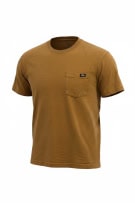 DICKIES T-shirt με Τσέπη Καφέ UNISEX Μέγεθος M