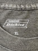 DICKIES T SHIRT WORKWEAR CHARCOAL ΑΝΤΡΙΚΟ PRE OWNED XL