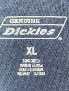 DICKIES TEE MINIMAL BLU NAVY UOMO PRE OWNED L