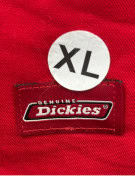 DICKIES ΒΕΡΜΟΥΔΑ WORKWEAR ΚΟΚΚΙΝΗ ΑΝΤΡΙΚΟ PRE OWNED XL
