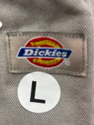 DICKIES SHORTS WORKWEAR STONE GREY MENS PRE OWNED L
