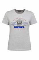 DIESEL GRAPHIC TEE RETRO ΓΚΡΙ ΓΥΝΑΙΚΕΙΟ PRE OWNED M